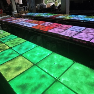 Party Disco <strong>Bar</strong> Wired Sensitive Thunder Cloud <strong>Interactive</strong> Lights Led 3D Dance Floor Light With Voice - Product Image 1