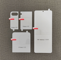 Ensemble complet de Films Hydrogel TPU avant et arrière de protection d'écran de téléphone pliable pour Samsung Galaxy Z Flip4 Flip 3 protecteur d'écran