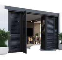 Volets roulants horizontaux modernes en aluminium haute performance Rolansini, protection contre les tempêtes et les ouragans, isolés NFRC