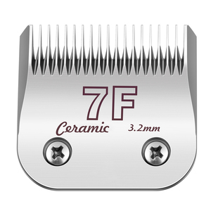 Cuchillas de cortapelos de cerámica desmontables para mascotas, Size-7F,Compatible con la mayoría de cortapelos Andis,Oster,<span class=keywords><strong>Wahl</strong></span> A5 - Product Image 1