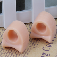 99insole 2 buah korektor jari kaki silikon pelindung Gel pemisah jari kaki Hallux Valgus pedikur alat