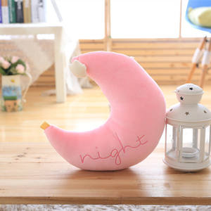 Cuscino decorativo personalizzato peluche farcito <span class=keywords><strong>luna</strong></span> stella nuvole cuscino bambini che dormono giocattolo lenitivo per bambini - Product Image 6