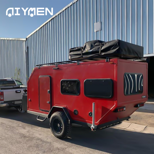 Trọng lượng nhẹ sang trọng nhỏ trượt nhôm RV cắm trại Trung Quốc tốt nhất off-road du lịch Trailer độc lập hệ thống treo ngoài trời di chuyển - Product Image 4