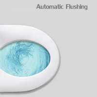 Toilette intelligente certifiée WaterMark 3C standard australien SAA Export Circuit intégré forme de cuvette allongée tout-en-un