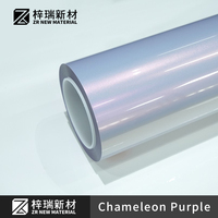 Zirui New Material Shifting purple Paint Shield Car Wrap Pro Clear Protector Shine Armor Scratch Guard Gloss Skin