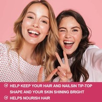 Complément alimentaire à croquer pour adolescents et adultes, marque privée, beauté, cheveux, peau, ongles, santé, immunostimulant, biotine, vitamine C
