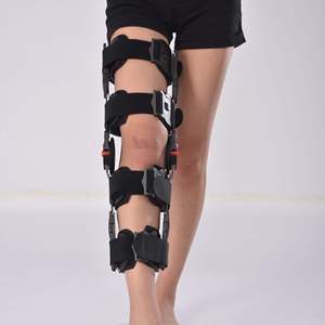 Rodillera, férula de fijación para rodilla, rodillera con fijación de gancho ajustable, soporte para rodilla - Product Image 3