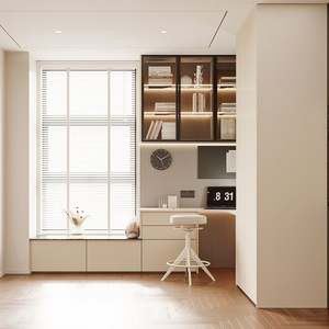 Meubles de bureau modernes et minimalistes Santopova : Rangement et espace de travail intégrés - Product Image 3