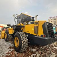 Chargeuse sur pneus Komatsu WA380-6 d'occasion, 5 tonnes, chargeuse frontale japonaise d'occasion, haute efficacité, durable, performances stables