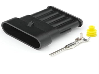 Connecteur Électrique Automobile Étanche en Cuivre Superseal 5 Broches 282089-1 / 282107-1 Mâle-Femelle 2A 12V Tyco AMP