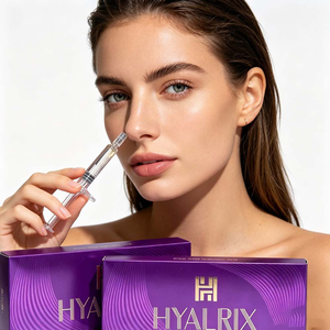 Hyalrix Deep 1.1ml Cross Linked <strong>Hyaluronic</strong> <strong>Acid</strong> Dermal Filler for Cheek <strong>Jawline</strong> Deep Volume Restoration Facial Contour <strong>Injection</strong> - Product Image 5
