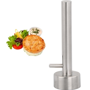 <span class=keywords><strong>Stampo</strong></span> <span class=keywords><strong>per</strong></span> <span class=keywords><strong>Polpette</strong></span> in Acciaio Inox - Pressa Manuale <span class=keywords><strong>per</strong></span> <span class=keywords><strong>Polpette</strong></span> Uniformi, Hamburger e Falafel con Facile Rilascio - Product Image 1