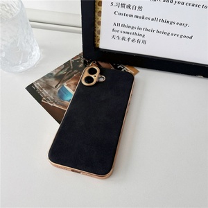 เคสโทรศัพท์หนังแกะเคลือบไฟฟ้าแบบธุรกิจ  หนังกลับหนังแพะ  สำหรับ Iphone 16 15 14 13 12 11 Pro Max จำนวนมาก - Product Image 4