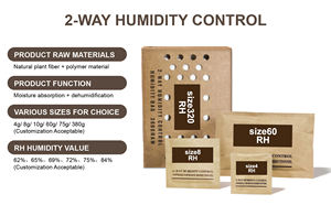 Stabilisateur d'humidité bidirectionnel de petite taille 8g, 62 % HR, pour le stockage des herbes et des cigares, sachet d'humidification pour cigares - Product Image 5
