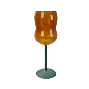 Hot Sale Weddings Colored Wine Stem <strong>Glasses</strong> <strong>Amber</strong> <strong>Glass</strong> Wine Champagne <strong>Cup</strong> - Product Image 1