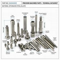 Usinage CNC sur mesure, équipement industriel, pièces en aluminium et acier inoxydable, fraisage de précision, tournage, service d'électroérosion à fil, faible coût