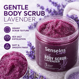 Gommage corporel au sel de mer et à la lavande, formule exfoliante douce pour une peau lisse et douce, fabrication en marque privée OEM ODM - Product Image 3
