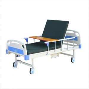 <span class=keywords><strong>Livraison</strong></span> rapide 2023 printemps Promotion ABS tête de lit 1 manivelle manuel Semi Fowler lit d'hôpital - Product Image 6