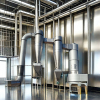 Sécheur automatique à flash XSG8 et déshumidificateur à flux d'air pour la transformation alimentaire de la farine de manioc et de l'amidon