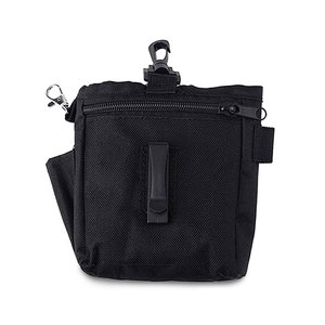 Bolsa para premios de entrenamiento para perros, material Oxford, color negro, 11x4x13 cm, para paseos y suministros de entrenamiento para mascotas - Product Image 1