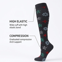 Chaussettes de compression athlétiques professionnelles en nylon tricoté 200N, respirantes, absorbant la transpiration, anti-odeurs, pour femmes et hommes, chaussettes de saut