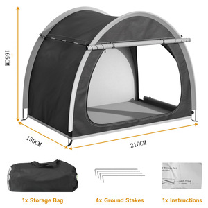 <span class=keywords><strong>Tente</strong></span> de vélo imperméable durable, <span class=keywords><strong>abri</strong></span> <span class=keywords><strong>pour</strong></span> camping-car, remorque, <span class=keywords><strong>pour</strong></span> les voyages en plein air et le rangement des équipements - Product Image 4