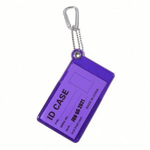 Japanese Korean Style Slim Small PVC Fluorescent Card Bag Fashionable <b>Holder</b> for Student Meal Bus & <b>Document</b> Cards - Product Image 5