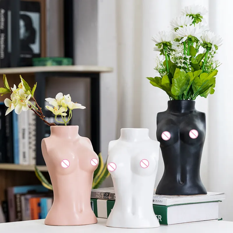 Vase de fleurs Art pour femmes, dispositif au Design Unique, joli Vase pour la décoration de la maison, livraison gratuite