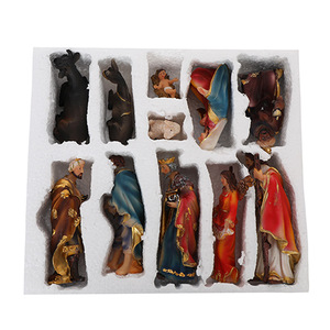 Ornements religieux pour l'église, fournitures de décoration, crèche de la naissance de <span class=keywords><strong>Jésus</strong></span>, coffret cadeau, cadeau de Noël, artisanat en résine - Product Image 6