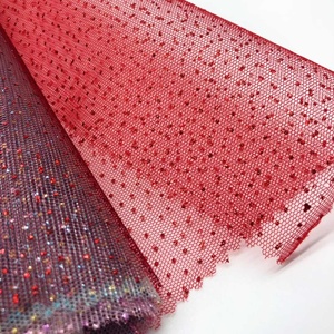 Meilleure vente usine personnalisé brillant 100% Polyester <span class=keywords><strong>or</strong></span> métallique tulle maille tissu brillant scintillant mariée tissu pour robes de mariée - Product Image 5