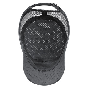 Sports Cap <b>Flat</b> Cap Breathable Mesh Sun Protection Outdoor Fishing <b>Hat</b> Dark Gray - Product Image 4
