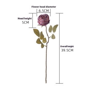 Rosas Artificiales Individuales en Oferta, Proveedor de Flores Artificiales, Juego de Rosas para Mesa de Boda - Product Image 2