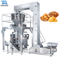 Appareil de conditionnement vertical haute vitesse ZD L520 pour granulés, machine d'emballage VFFS multi-têtes de précision pour sachets de céréales et snacks en acier inoxydable SS304