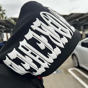 DCY Fabricantes para ropa de aduanas Sudadera con capucha de algodón 100% Peso pesado, Sudadera con capucha Fabricantes Puff Print, Sudadera con capucha 500 Gsm - Product Image 5