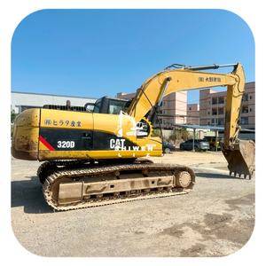 Excavadora Usada CAT320 320D de Segunda Mano, Mejor Precio, Pocas Horas de Trabajo, Color Amarillo - Product Image 1