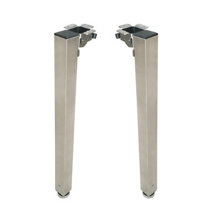 Stainless Steel <b>Adjustable</b> Height Telescopic Furniture <b>Legs</b> For <b>Table</b> Industrial Design Easy Installation - Product Image 2