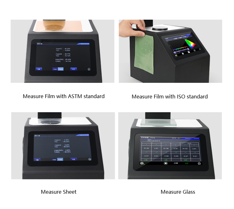 OEM 3NH Yh1200 Transmission Haze Meter For Transparent Material Glass Films Plastic