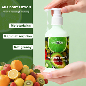 Lotion corporelle hydratante en gros à l'<span class=keywords><strong>acide</strong></span> <span class=keywords><strong>glycolique</strong></span>, glycérine, <span class=keywords><strong>acide</strong></span> malique et hyaluronate de sodium pour une peau lisse et hydratée – Crème hydratante OEM - Product Image 3