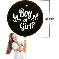 Lot de ballons en latex bleus et roses de 36 pouces personnalisés en gros pour révélation du sexe (garçon ou fille) – Décoration de fête, cadeau, jouet