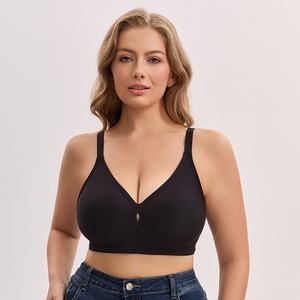 Sujetador Inalámbrico Exclusivo Transfronterizo Sin Costuras, Diseño Sólido Convertible, Cómodo para Uso Diario, Copa 3/4, Cierre Trasero, Tallas Grandes - Product Image 6