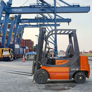 工場直販 2トン 垂直リフトフォークリフト 複雑な地形でも使用可能なミニ伸縮電動フォークリフト - Product Image 2