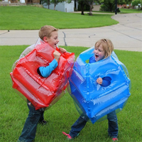 Paire bleue et rouge Bumper ball Sumo Suits Jouets de jardin gonflables pour enfants