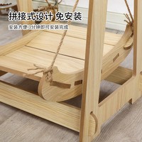 Lit à bascule en bois pour chat, fournitures pour animaux de compagnie, balançoire suspendue, hamac pour chat, lit pour chat, balançoire pour chat