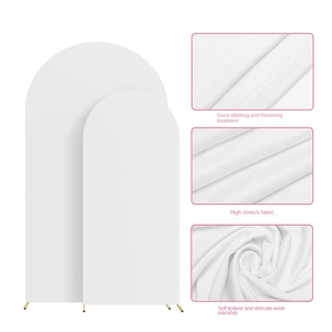 Shang Yi wasserdichte Hochzeit Stretch Arch Stoff Set für Geburtstags feier Hintergrund Halbkreis Abdeckung-Indoor Use Wand dekoration - Product Image 2