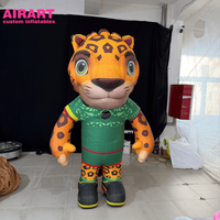 Activités de cosplay sur le thème des animaux, costume de chèvre gonflable, accessoires de scène ignifuges