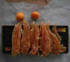 100% प्राकृतिक पालतू स्नैक्स पूरे चिकन स्तन जेर्की बतख और चिकन स्तन जैर्की ओम पालतू भोजन निर्माता - Product Image 4