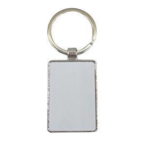 พวงกุญแจโลหะทรงสี่เหลี่ยม รุ่นใหม่ JSK-04 จากโรงงานอี้อู สำหรับงานพิมพ์ซับลิเมชั่น เหมาะสำหรับของขวัญส่งเสริมการขาย/ของขวัญคริสต์มาส - Product Image 1