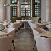 Haut de gamme nouveau mobilier de Restaurant hôtel Design haut de gamme niveau Table chaise ensemble Table en ardoise meubles en bois massif personnalisé Commercial
