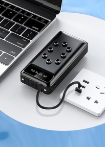 تصميم جديد سعة كبيرة ، شاحن بنك طاقة ، كوب شفط مدمج في كابل مع مصاصة - Product Image 3