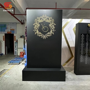 ไฟติดผนังอะคริลิคสีดำแบบเรียบสำหรับตกแต่งฉากหลังอะคริลิคขนาดใหญ่ - Product Image 1